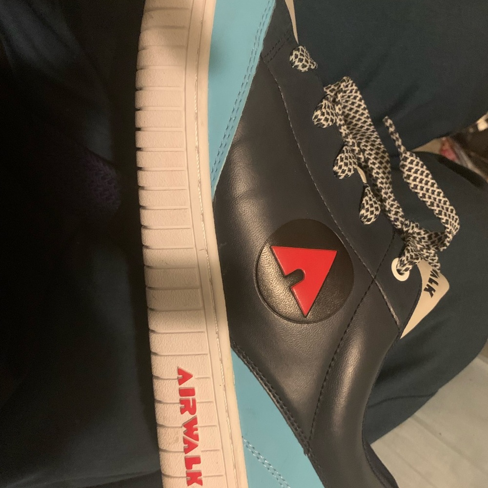 Airwalk Sneakers - Black, Blue and red